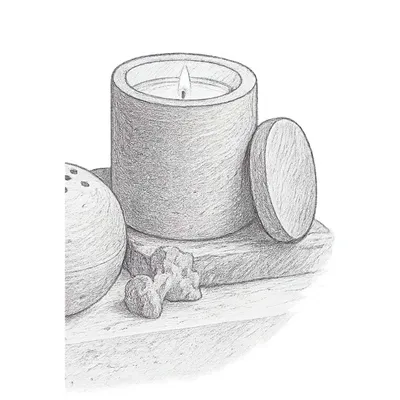 La Botica Ceremony Vela Travertine Candle