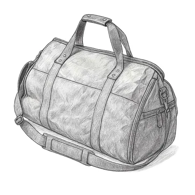 Lands' End Waxed Canvas Convertible Garment Duffle