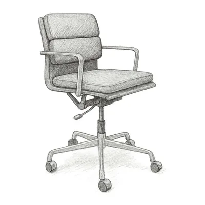 Laura SOHO II Padded Management Chair