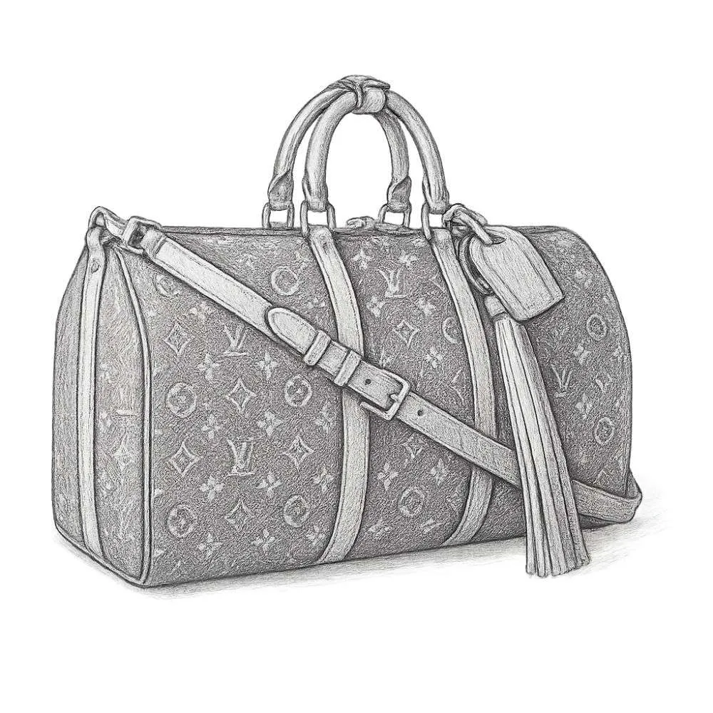 Louis Vuitton Keepall Bandoulière 50