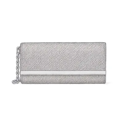 Michael Kors Mona Large Glitter Chain Mesh Clutch