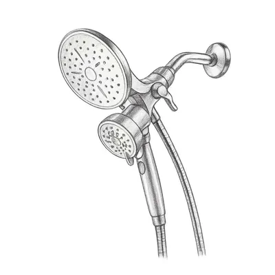 Moen Attract Chrome Magnetix Rainshower Combo