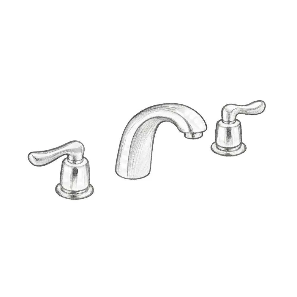 Moen Chateau Chrome Two-Handle Low Arc Roman Tub Faucet