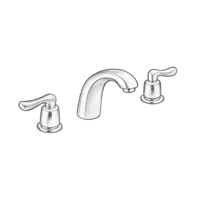 Moen Chateau Chrome Two-Handle Low Arc Roman Tub Faucet