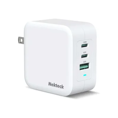 Nekteck GaN Charger 100W USB C Charger 3-Ports