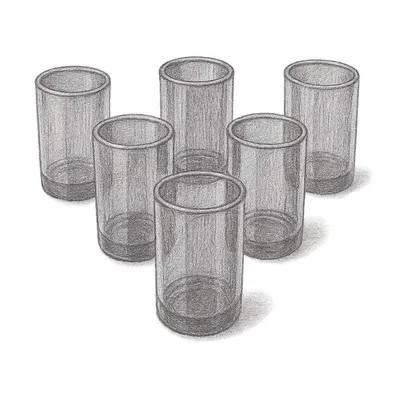 NOVICA Handblown Glass Tumblers (Set of 6)
