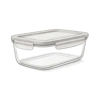 OXO Good Grips 8 Cup Smart Seal Glass Rectangle Container