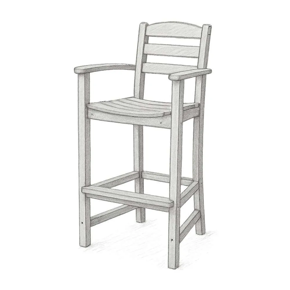 POLYWOOD La Casa Café Bar Arm Chair