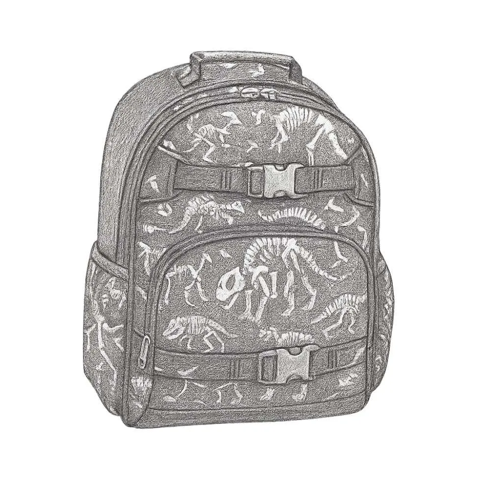 Pottery Barn Kids Mackenzie Navy Dinosaur Bones Glow-in-the-Dark Backpacks (Large)