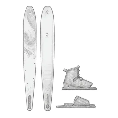 Radar Alloy Senate w/ Carbitex Vector BOA and Carbitex BOA ARTP Waterskis