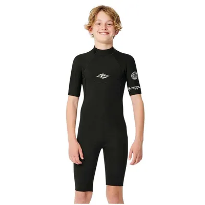 Rip Curl Boys Dawn Patrol Short Sleeve 2 MM Back Zip Spring Wetsuit