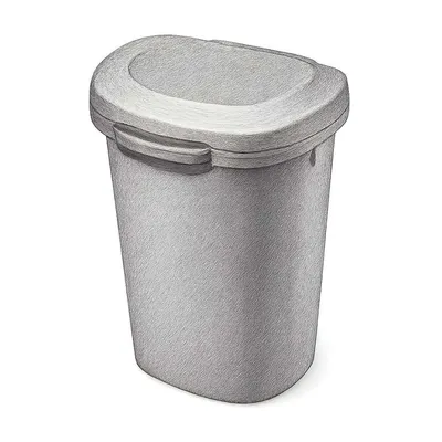 Rubbermaid Black Step-On Trash Can (49 liters)