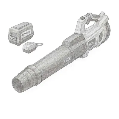 RYOBI 40V HP Brushless WHISPER SERIES Blower (650 CFM)