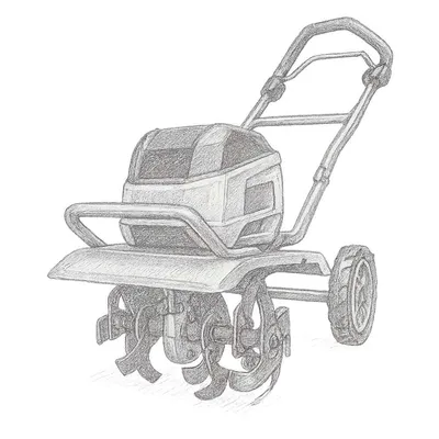 RYOBI 40V HP Brushless Whisper Series Front Tine Tiller