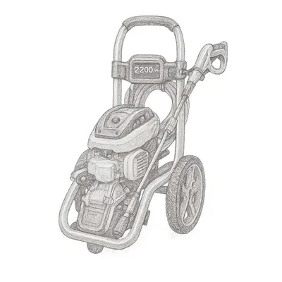 RYOBI Brushless Electric Pressure Washer (2500 PSI, 1.2 GPM)