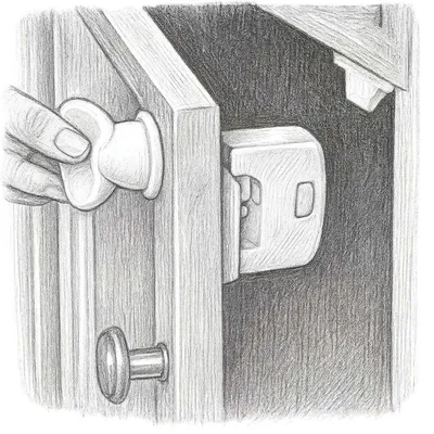 Safety 1st Magnetic Locking System Complete (8 Locks and 1 Key)