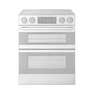 Samsung 6.3 cu ft. Electric Range, Air Fry, Flex Duo™
