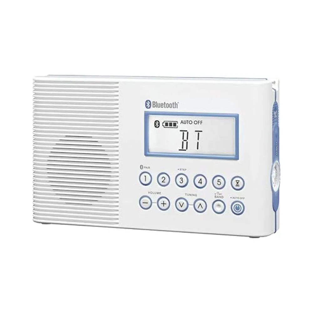 SANGEAN Portable Digital Tuning Waterproof Shower Radio