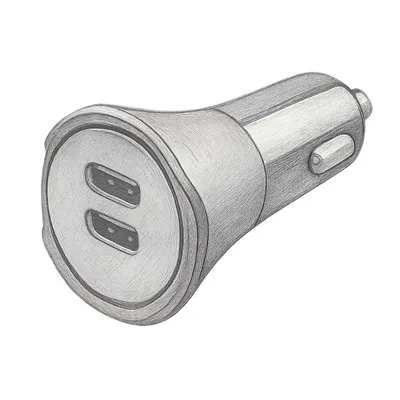 Scosche PowerVolt™ 2-Port 40W USB-C® Car Charger