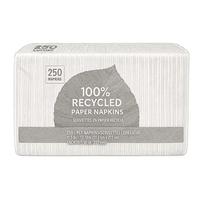 Seventh Generation 100% Recycled Paper Napkins - 1 Ply (250 Count)