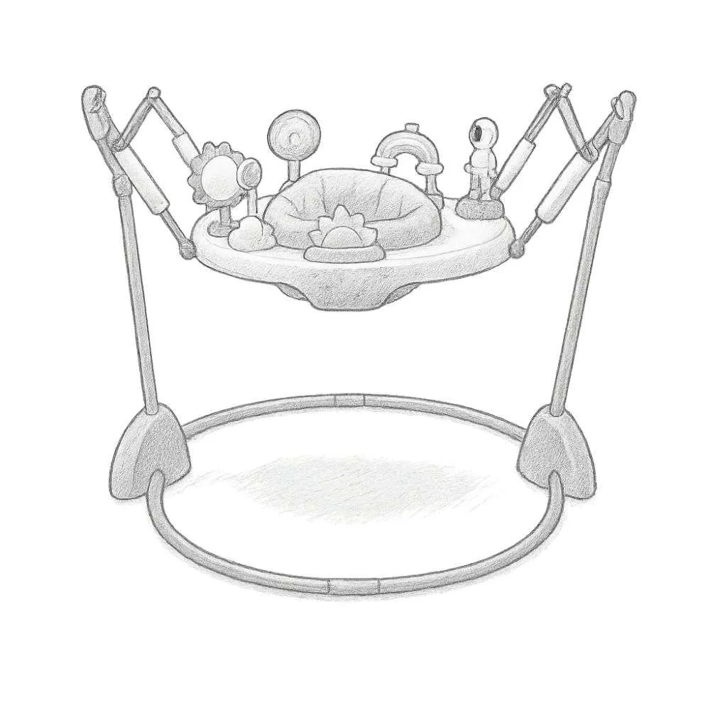 Skip Hop Silver Lining Cloud Play & Fold Jumper