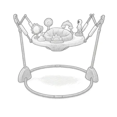 Skip Hop Silver Lining Cloud Play & Fold Jumper