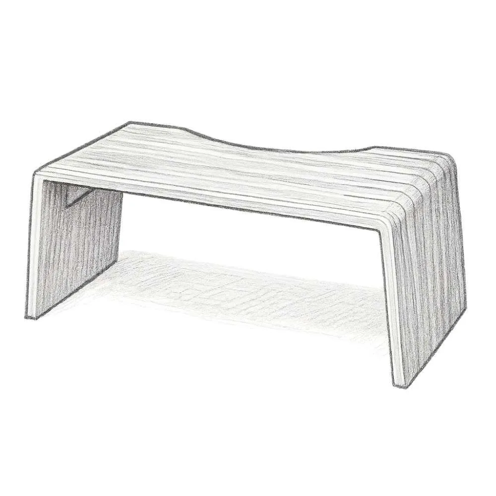 Squatty Potty Oslo Bamboo Folding Toilet Stool