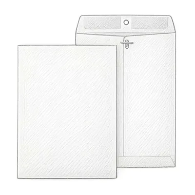 Staples Kraft Clasp and Moistenable Glue Catalog Envelopes (Pack of 100, 9" x 12")