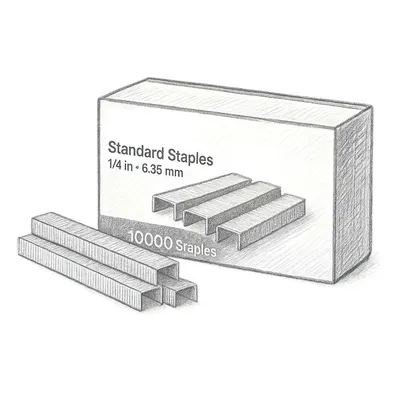 Staples Standard Staples (Pack of 10,000)