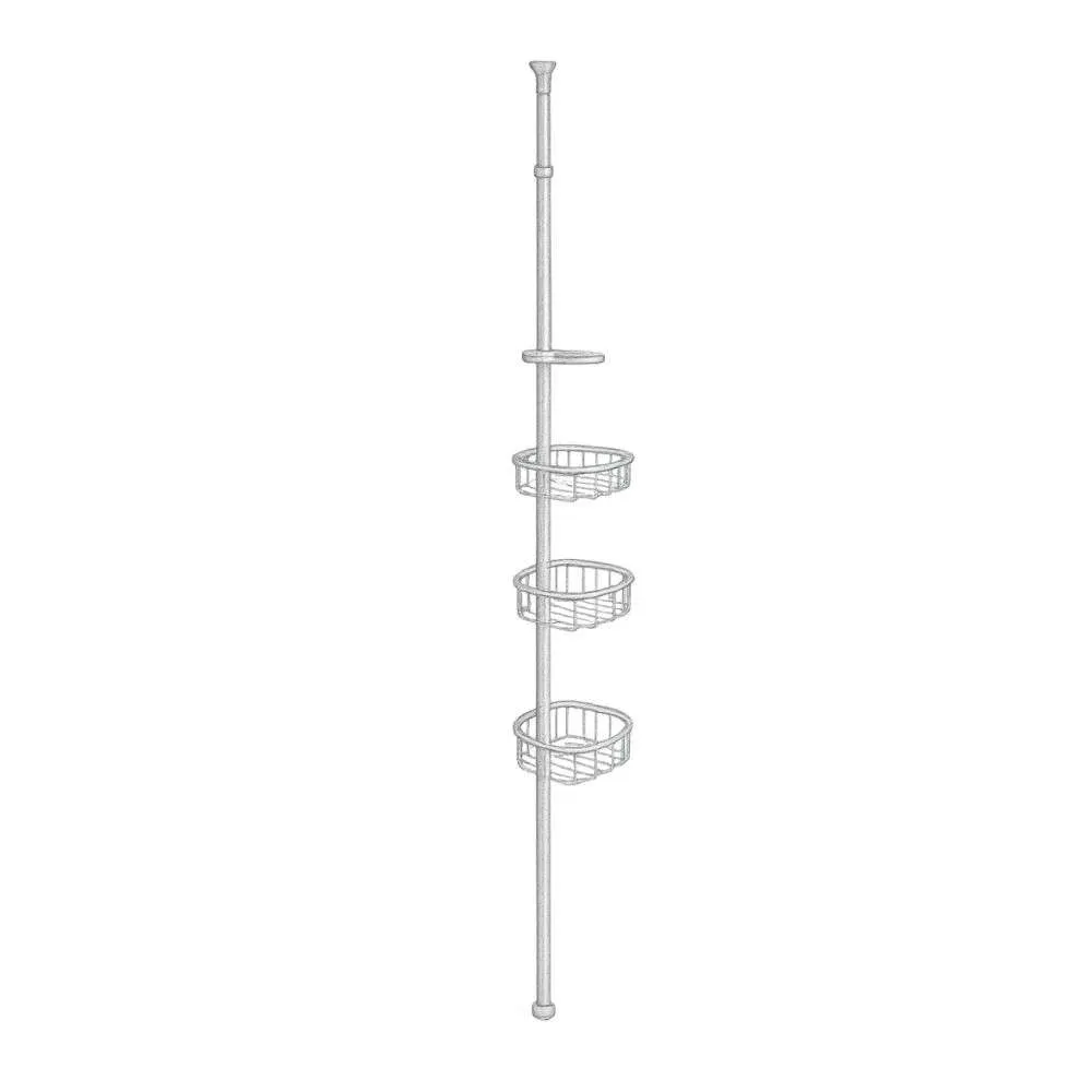 Style Selections Tension Pole Freestanding Shower Caddy