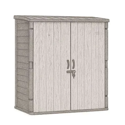 Suncast Vertical Shed (6' x 4')