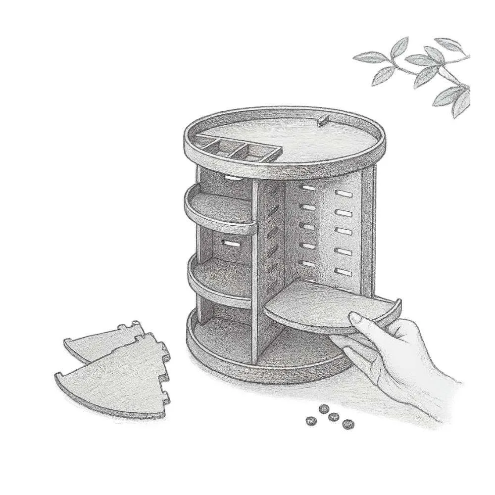 Syntus 360 Rotating Makeup Organizer