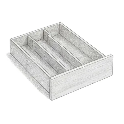 The Container Store Bamboo Drawer Organizers