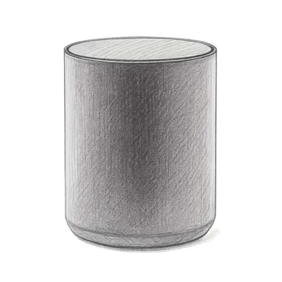 Threshold Metal Trash Can (1.8 gal)