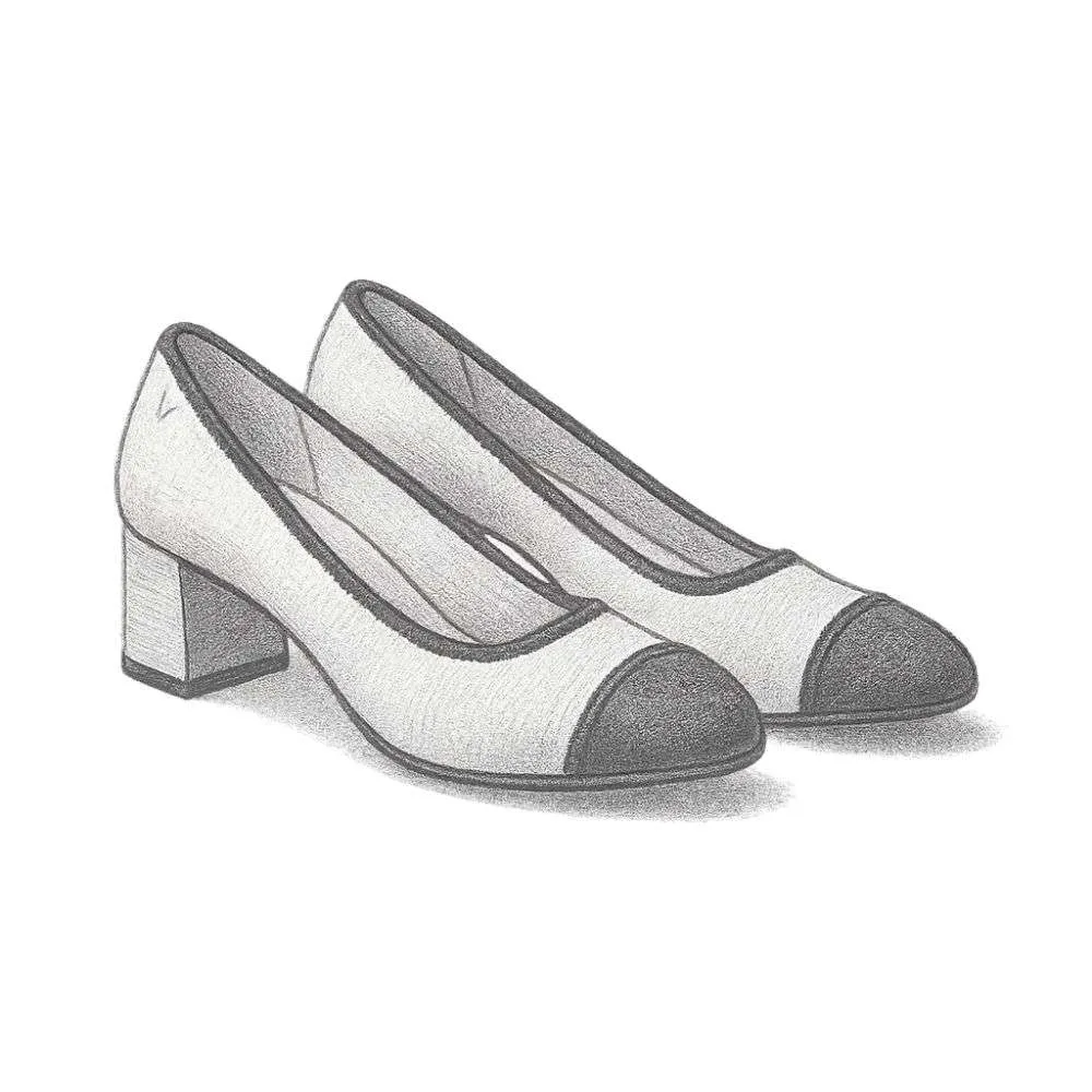 Vivala Almond-Toe Chunky Heels (Julie Pro)
