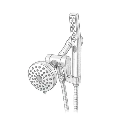 Waterpik HairWand Spa System Dual Showerhead Chrome