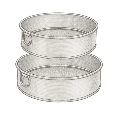 Webake 6-Inch 8-Inch Stainless Steel Sifter
