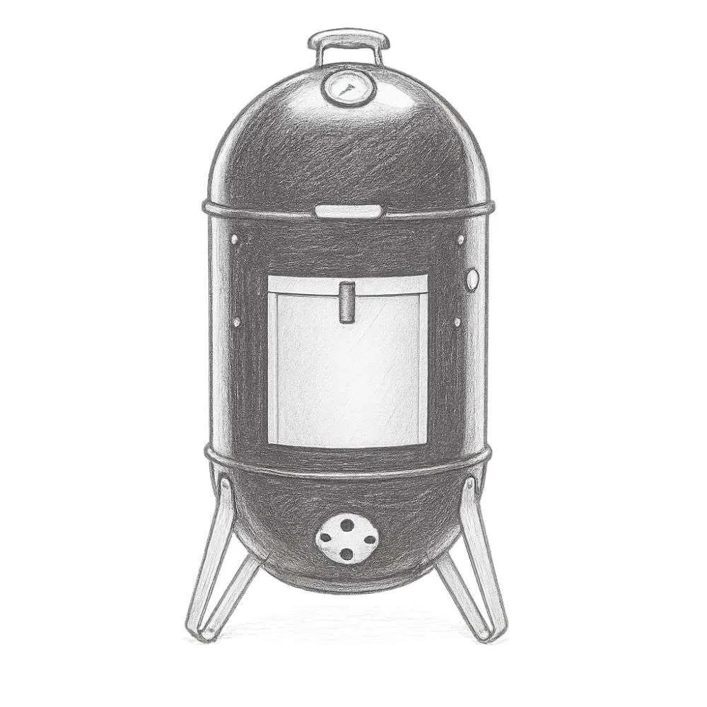 Weber Smokey Mountain Cooker Smoker 22"