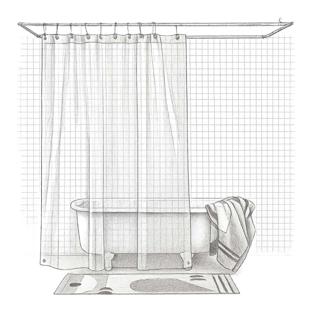 West Elm Quiet Town Sun Shower Curtain