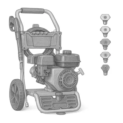 Westinghouse WPX3400 Gas Pressure Washer (3400 PSI, 2.6 GPM)