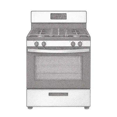 Whirlpool 5.1 Cu. Ft. Gas Range with Broiler Drawer