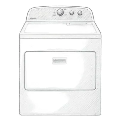 Whirlpool 7.0 cu. ft. Top Load Electric Dryer with AutoDry™ Drying System