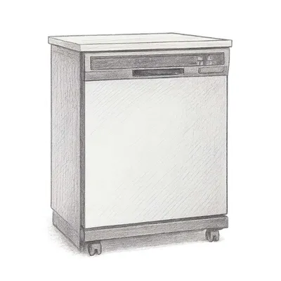 Whirlpool Heavy-Duty Portable Dishwasher