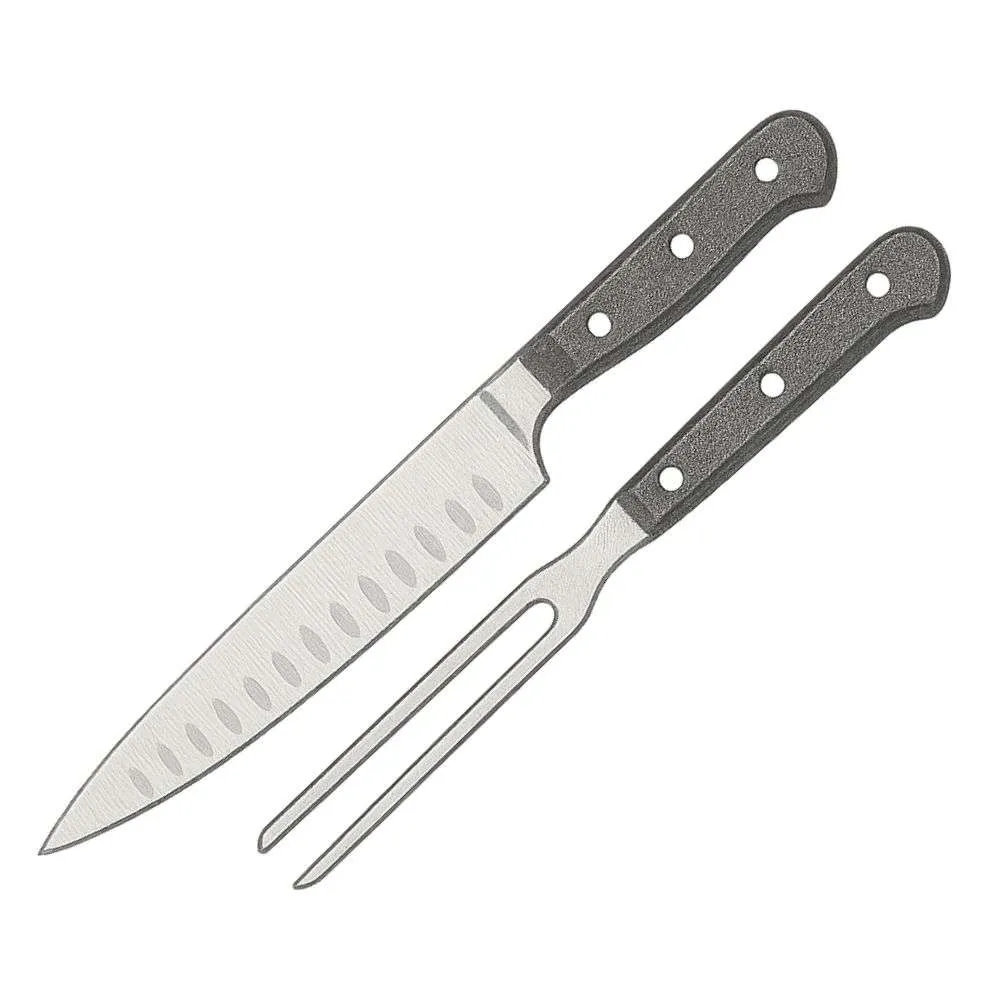 WÜSTHOF Classic 2-Piece Hollow Edge Carving Set